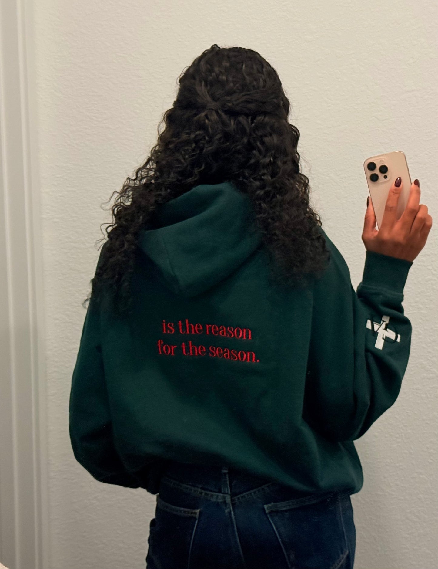 Jesus is the reason for the season hoodie.